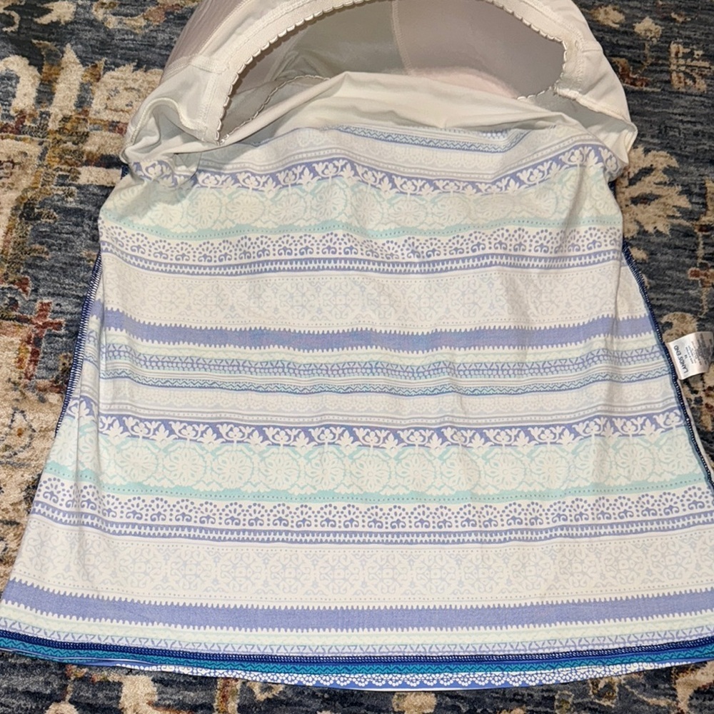 LANDS END WOMEN’S SWIMWEAR SIZE 14 TANKINI SWIM SUIT TOP - Picture 13 of 16